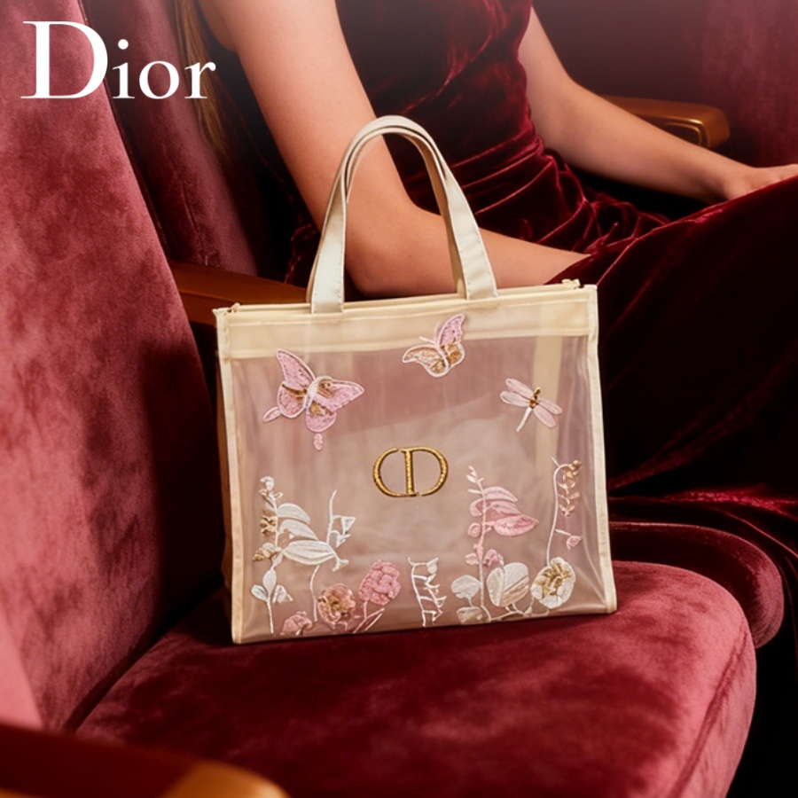 Luxury Bags Quality - حقيبة كريستيان ديور الفاخرة شبه الشفافة