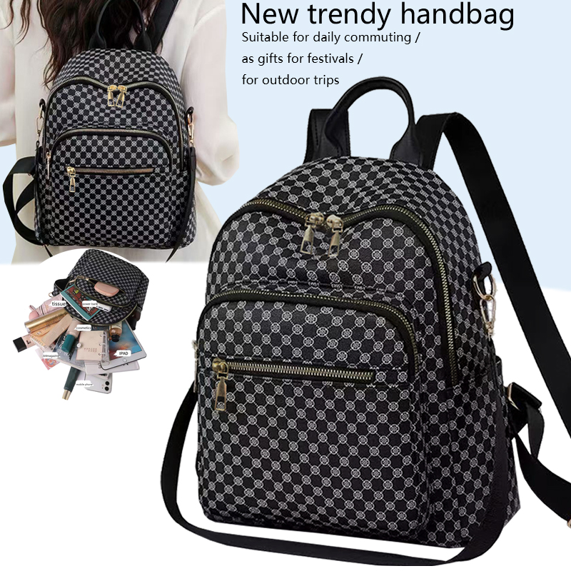 Weekender Bag Duffle - حقيبة ظهر أنيقة من الجلد الصناعي