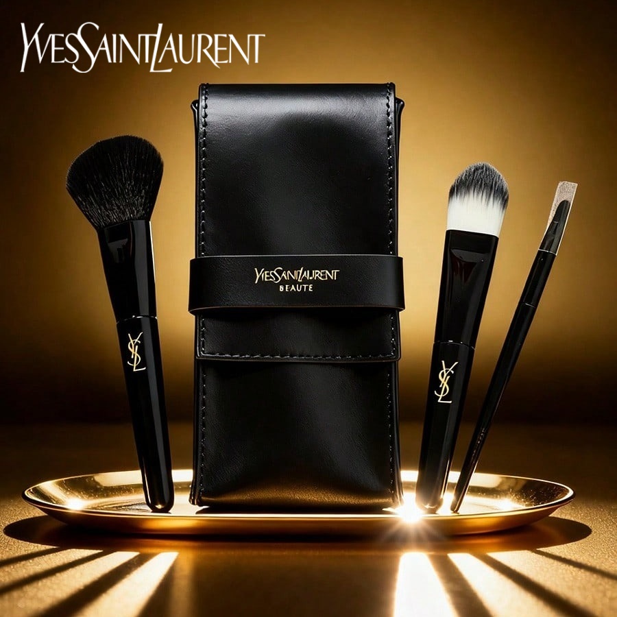 Luxury Designer Bags Ysl - طقم فرش مكياج YSL الأساسي المتكامل