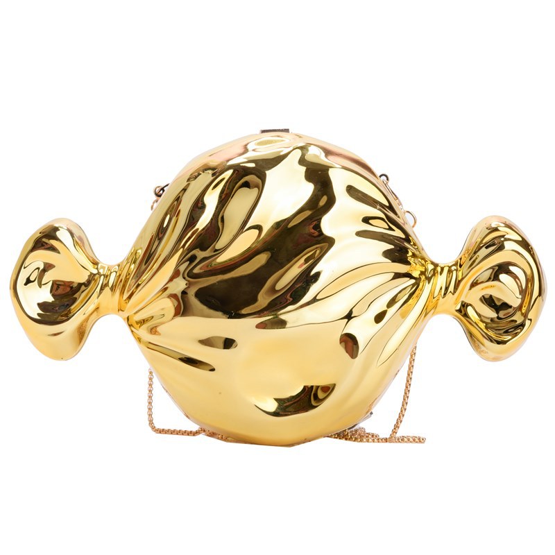 Luxury Bags Gold - حقيبة يد نسائية فاخرة من الأكريليك