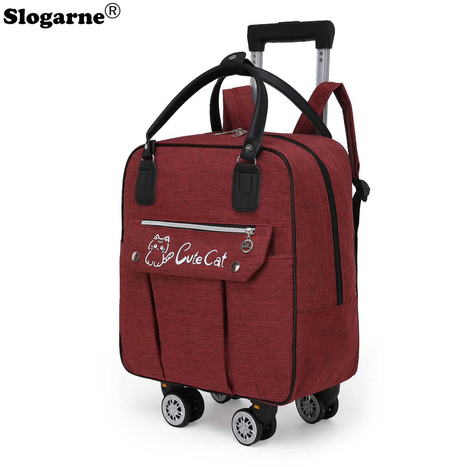Weekender Bag Duffle - عربة سعة كبيرة حقيبة سفر عجلات