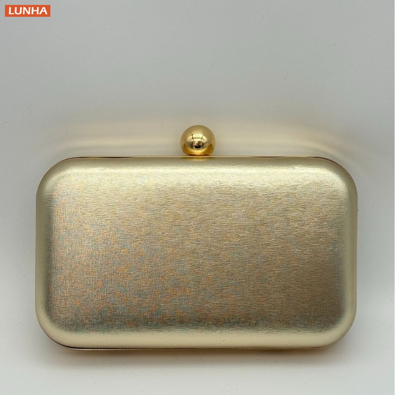 Luxury Bags Gold - حقائب سهرة عتيقة صندوق معدني حقيبة