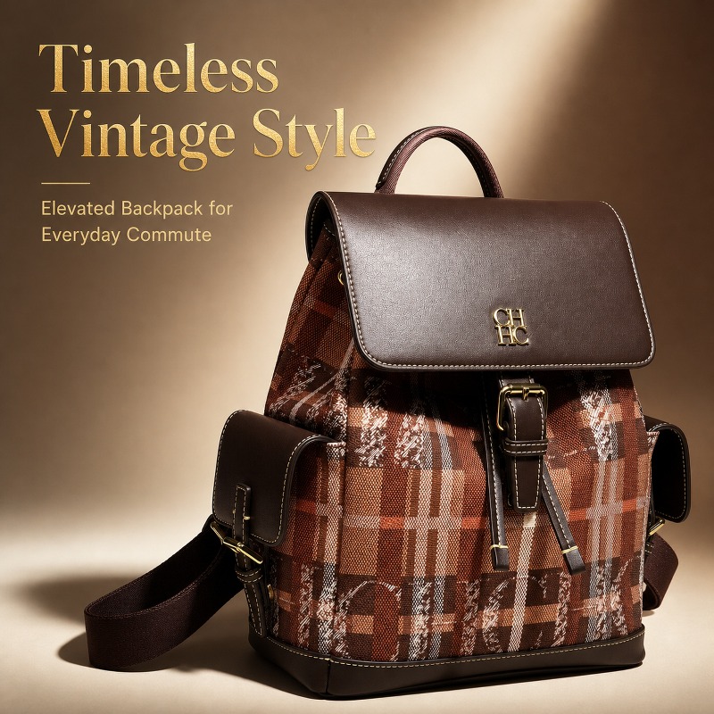 Luxury Bags Women - حقيبة ظهر عصرية متعددة الاستخدامات من