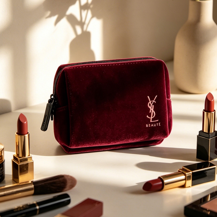 Luxury Designer Bags Ysl - حقيبة YSL المخملية الصغيرة المحمولة باللون