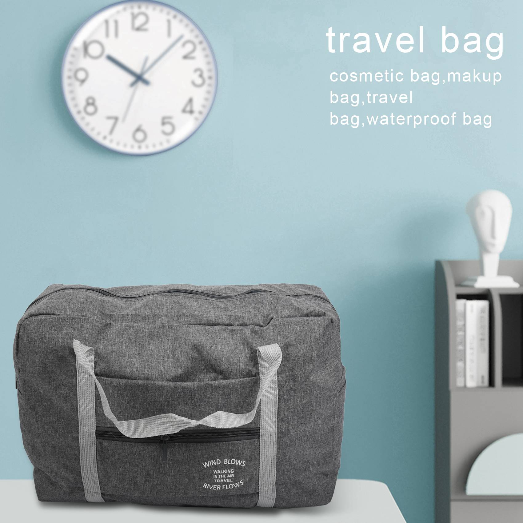 حقائب سفر تكسو الرمادية المقاو - مراجعة Weekender Bag Duffle وسعره