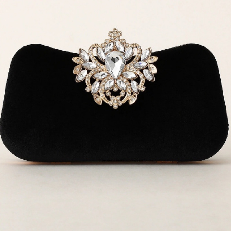 حقيبة يد مخملية خضراء داكنة فا - مراجعة Luxury Bags Gold وسعره
