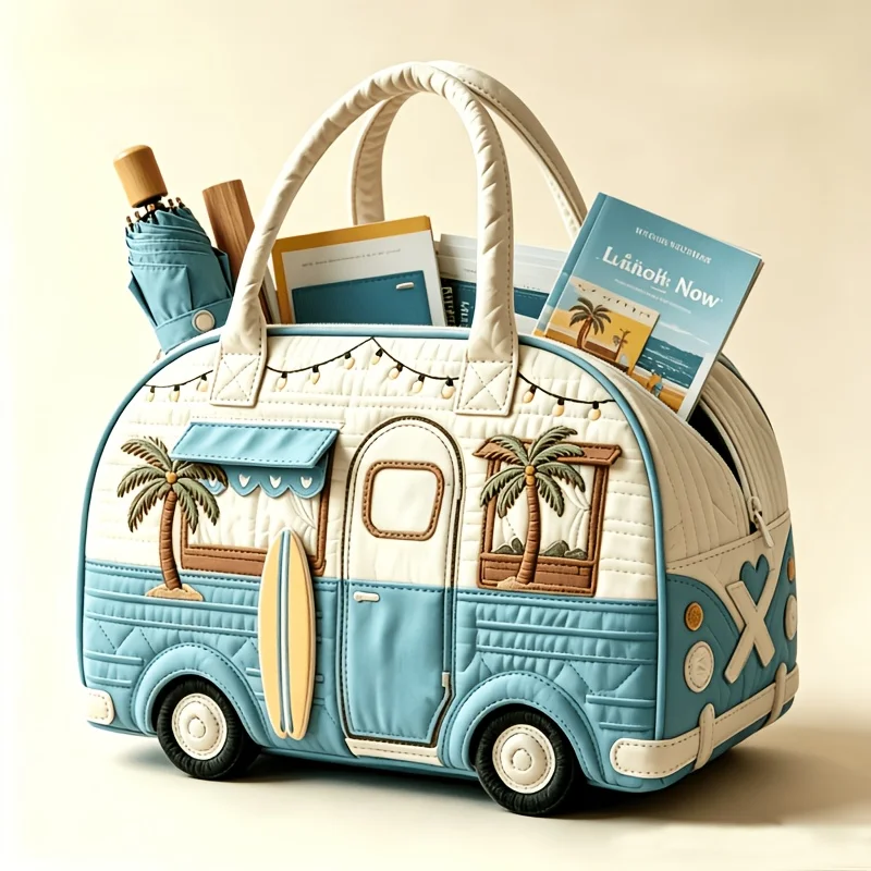 حقيبة سفر جديدة بتصميم حافلة م - مراجعة Weekender Bag Duffle وسعره