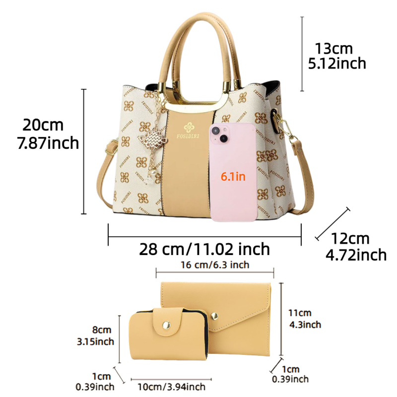 حقائب يد فاخرة مطبوعة للنساء،  - مراجعة Luxury Bags Women وسعره