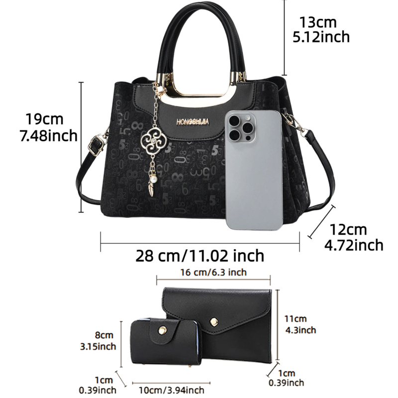 مجموعة حقائب يد نسائية من 3 قط - مراجعة Luxury Bags Women وسعره