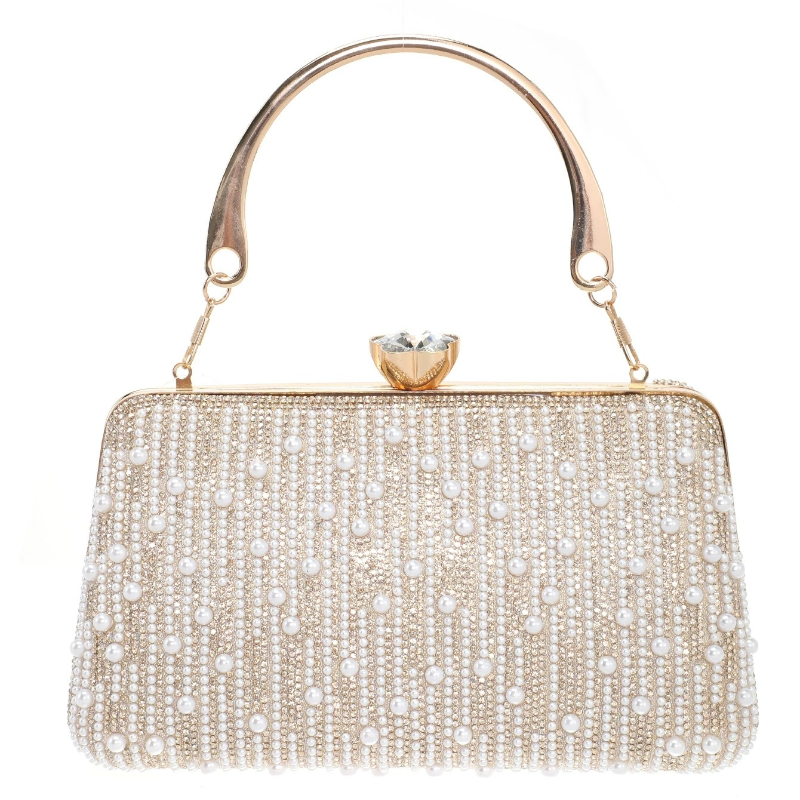 حقائب سهرة رسمية فضية للنساء ت - مراجعة Luxury Bags Gold وسعره