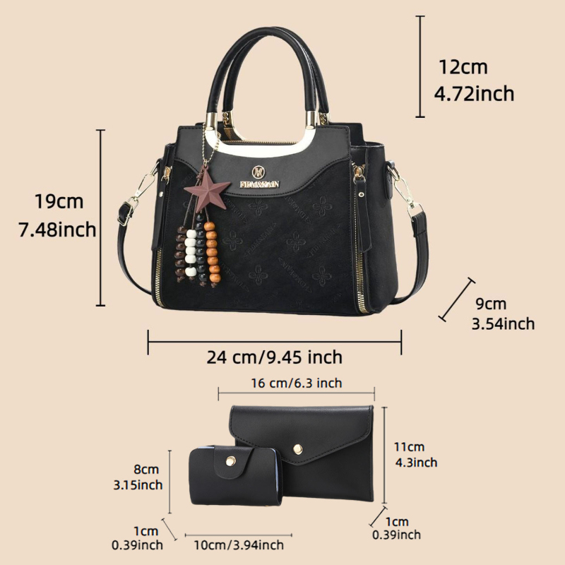 حقيبة يد نسائية أنيقة، لون موح - مراجعة Luxury Bags Women وسعره