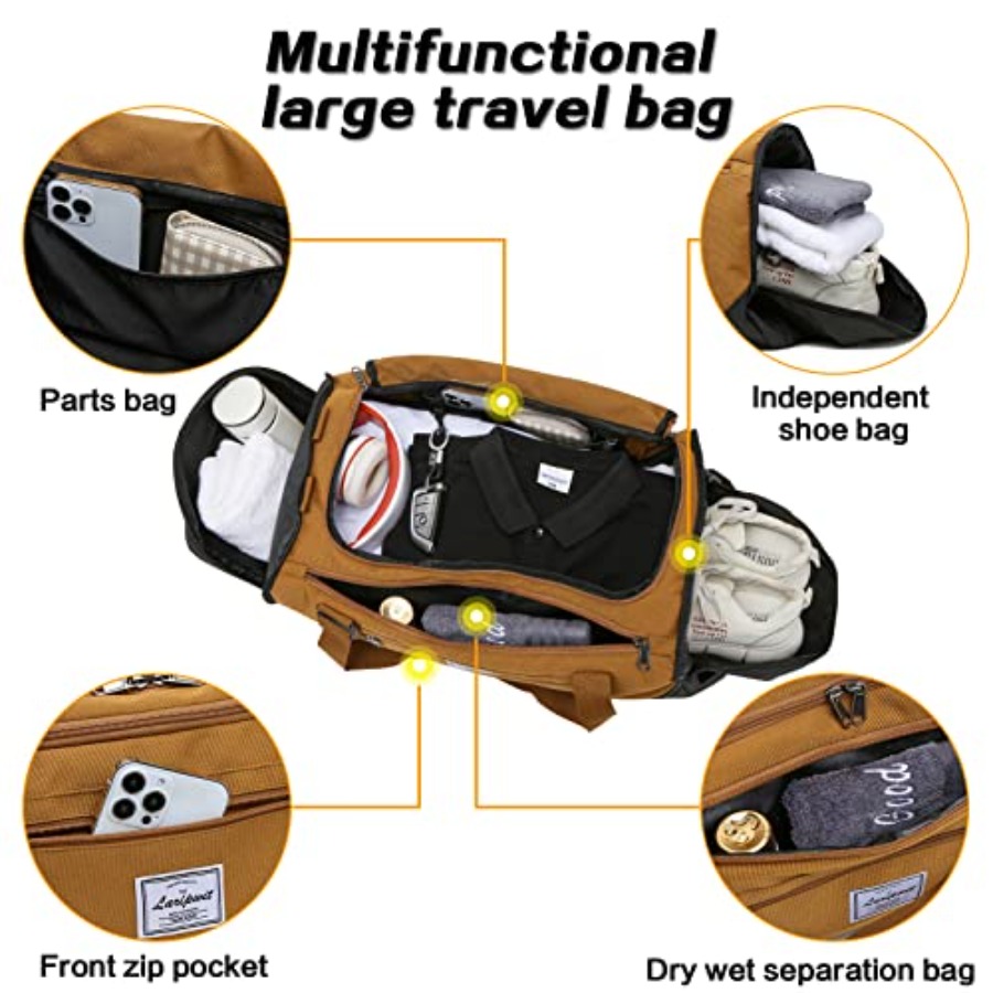 حقيبة سفر رياضية للرجال بسعة 4 - مراجعة Weekender Bag Duffle وسعره