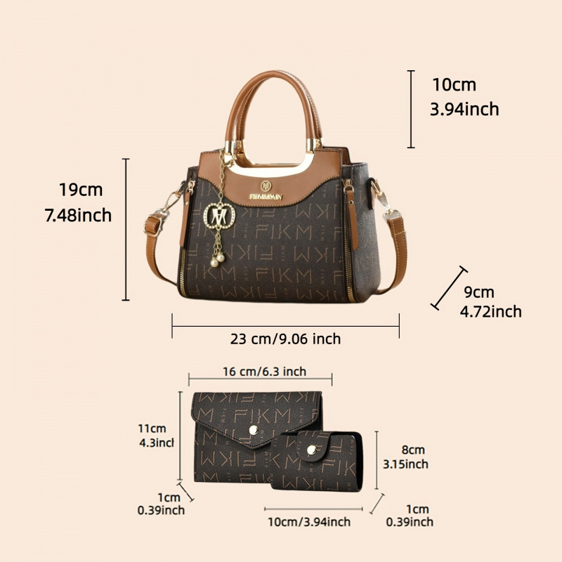 مجموعة من 3 قطع من الحقائب الف - مراجعة Luxury Bags Women وسعره