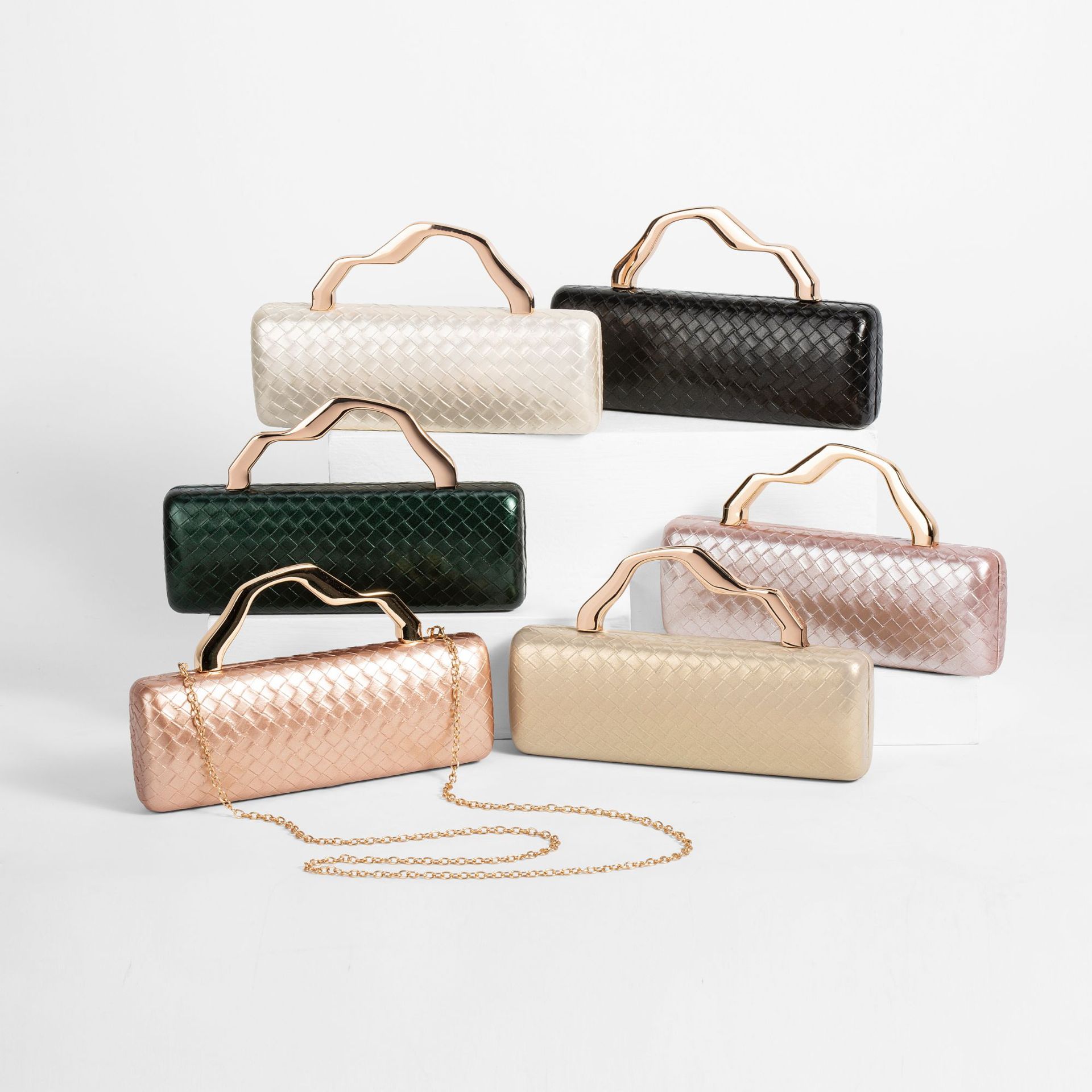 بو الجلود Crossbody مساء جديد  - مراجعة Luxury Bags Gold وسعره