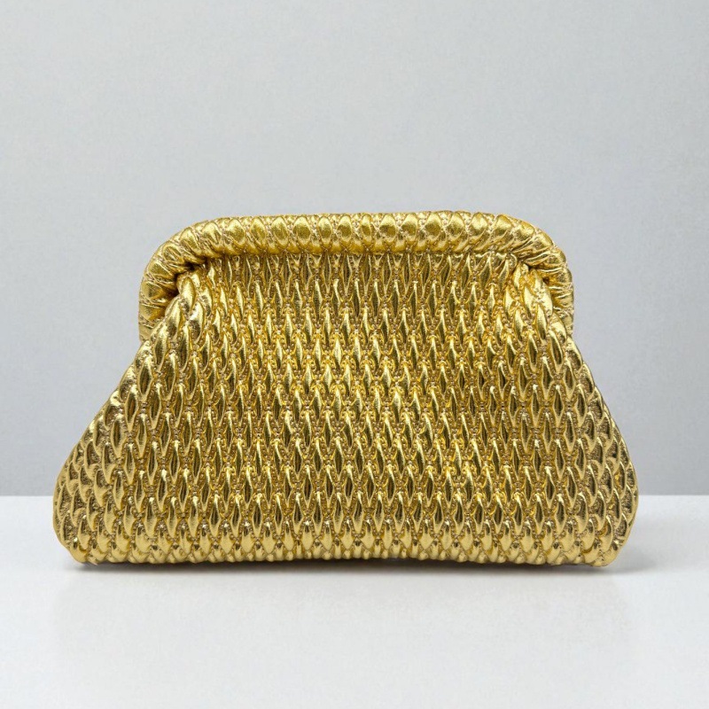 حقيبة يد نسائية فاخرة منسوجة ي - مراجعة Luxury Bags Gold وسعره