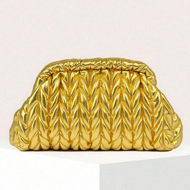 حقيبة يد نسائية فاخرة منسوجة ي - مراجعة Luxury Bags Gold وسعره