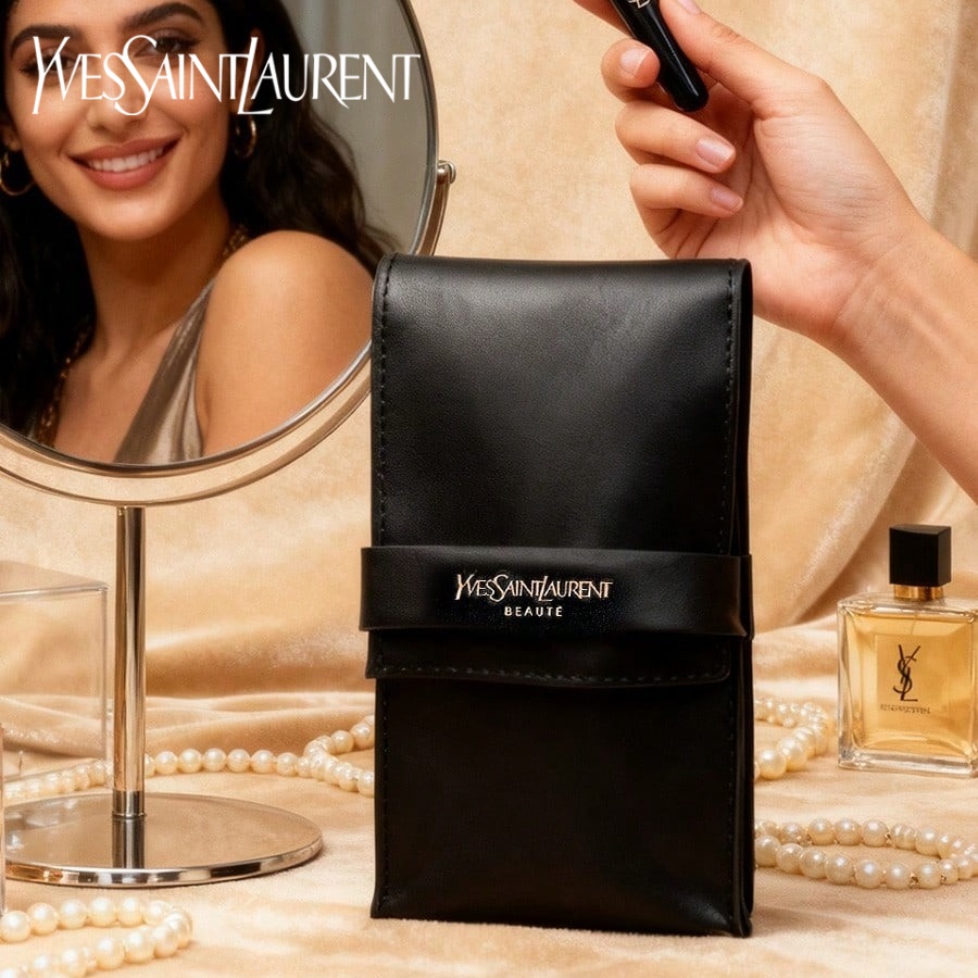 طقم فرش مكياج YSL الأساسي المت - مراجعة Luxury Designer Bags Ysl وسعره