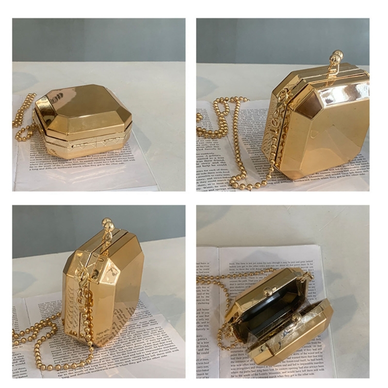 صغيرة فاخرة الذهب مساء حفلة مخ - مراجعة Luxury Bags Gold وسعره