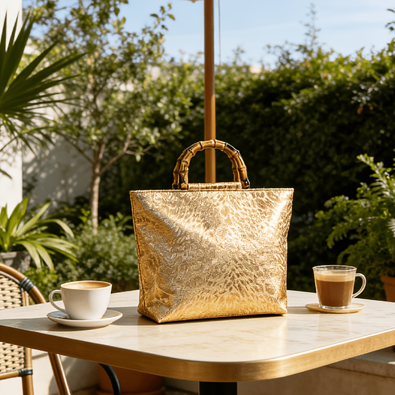 حقيبة يد نسائية فاخرة خفيفة ال - مراجعة Luxury Bags Gold وسعره