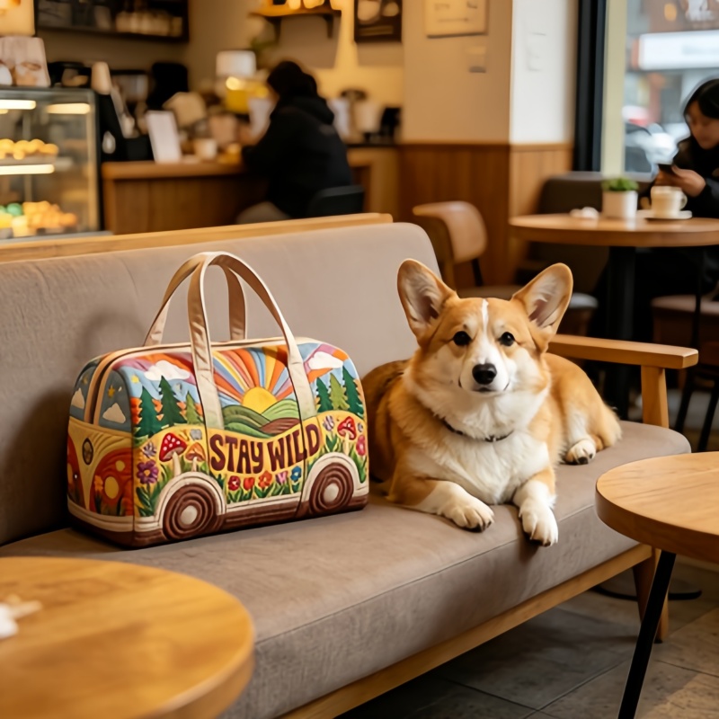 حقيبة سفر بوهيمية بتصميم ثلاثي - مراجعة Weekender Bag Duffle وسعره