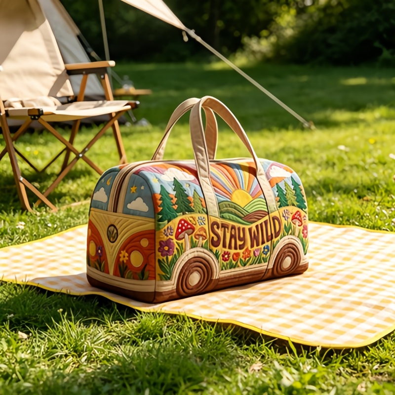 حقيبة سفر بوهيمية بتصميم ثلاثي - مراجعة Weekender Bag Duffle وسعره