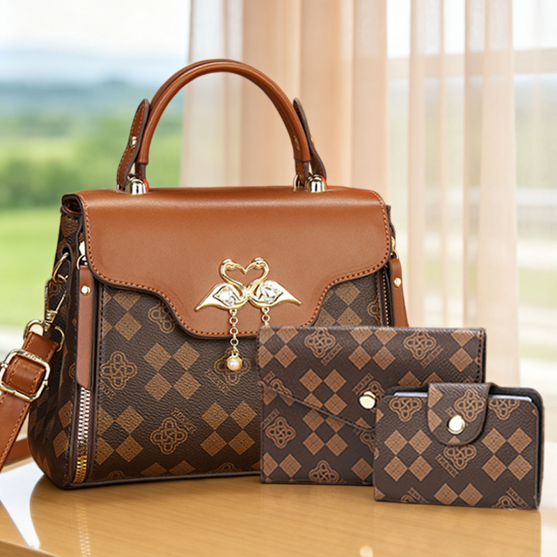 مجموعة حقائب نسائية من 3 قطع،  - مراجعة Luxury Bags Women وسعره