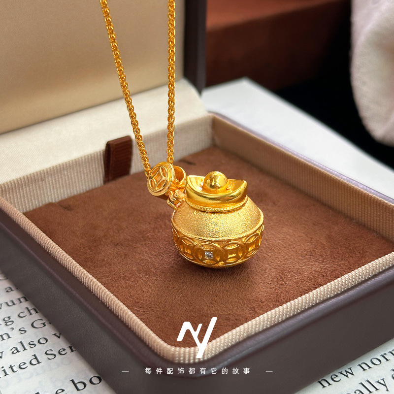 قلادة سبيكة حظ فاخرة بتصميم صن - مراجعة Luxury Bags Yellow وسعره