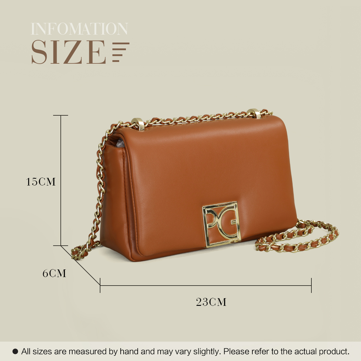 حقيبة نسائية من بي جي، حقيبة ف - مراجعة Luxury Bags Sale وسعره