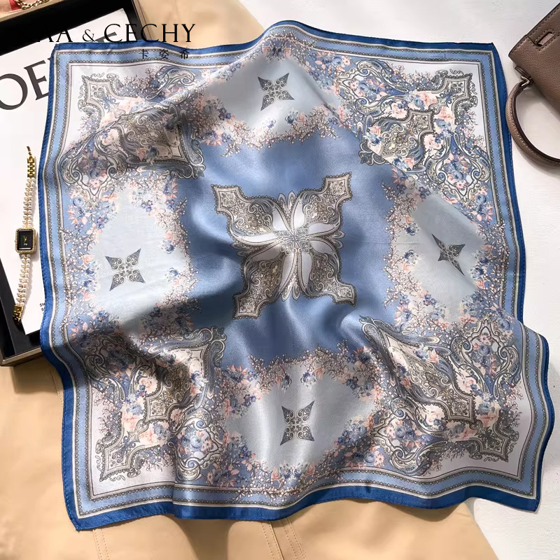 وشاح مربع من الحرير الطبيعي 10 - مراجعة Luxury Bags Online وسعره